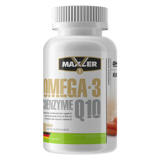 Maxler Omega-3 Coenzyme Q10 60 гелевых капсул