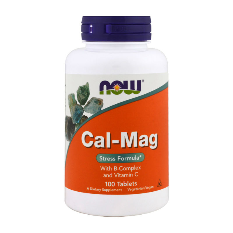 NOW Cal-Mag Stress Formula 100 таблеток