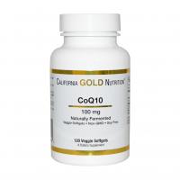 California Gold Nutrition CoQ10 100 мг 120 вегетарианских гелевых капсул