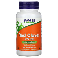 NOW Red Clover 375 мг 100 растительных капсул