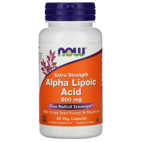 NOW Alpha Lipoic Acid 600 мг 60 капсул