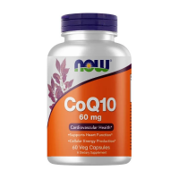 NOW CoQ10 60 мг 60 вегетарианских капсул
