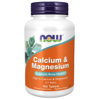 NOW Calcium & Magnesium 100 таблеток