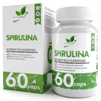 NaturalSupp Spirulina 500 мг 60 капсул