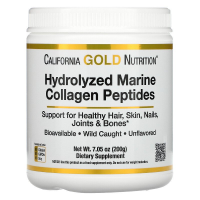 California Gold Nutrition Hydrolyzed Marine Collagen Peptides 200 г