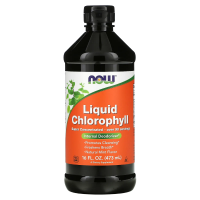 NOW Chlorophyll (жидкий с мятным вкусом) 473 мл