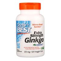 Doctor's Best Extra Strength Ginkgo Biloba 120 мг 120 вегетарианских капсул