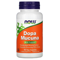 NOW Dopa Mucuna 90 вегетарианских капсул