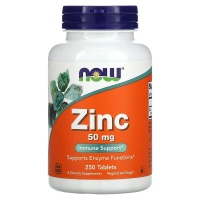 NOW Zinc 50 мг 250 таблеток
