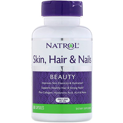 Natrol Skin, Hair & Nails 60 капсул