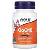 NOW CoQ10 100 мг 30 вегетарианских капсул