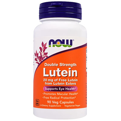 NOW Lutein 20 мг 90 растительных капсул