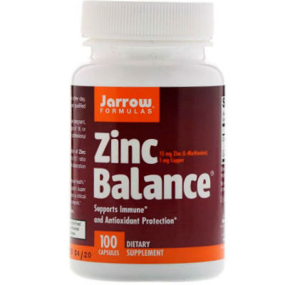 Jarrow Formulas Zinc Balance 100 капсул