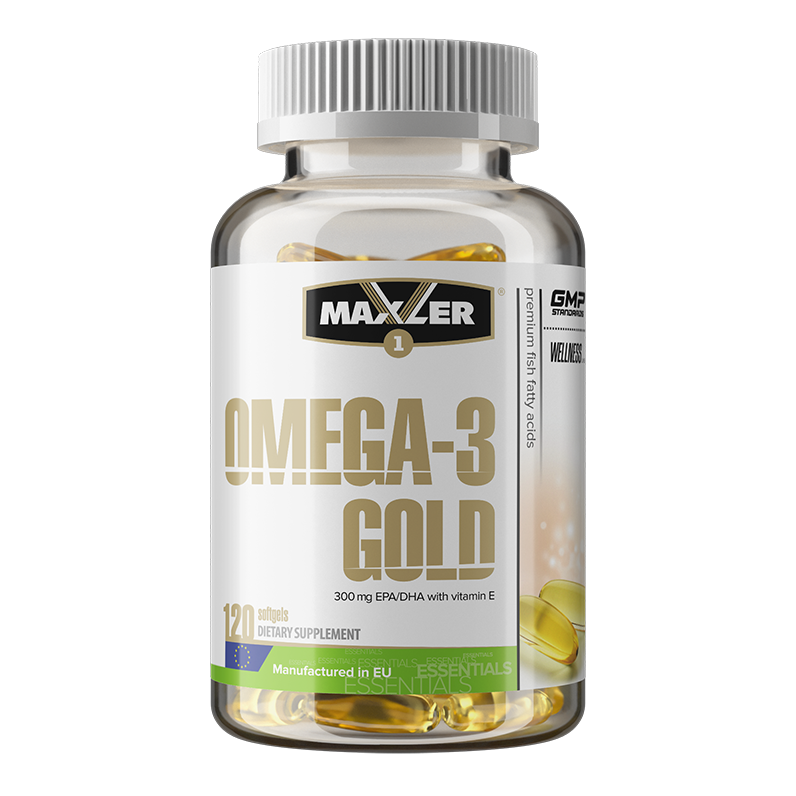 Maxler Omega-3 Gold 120 гелевых капсул