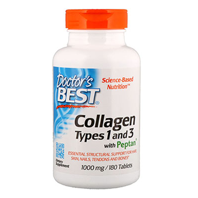 Doctor's Best Collagen Types 1&3 180 таблеток