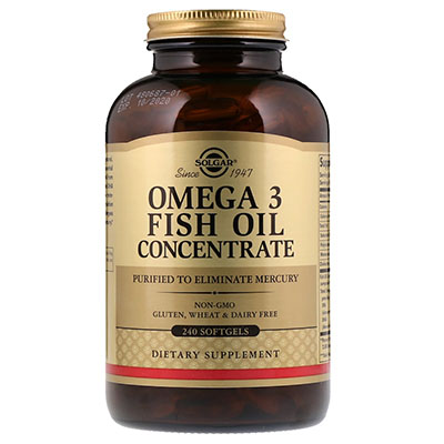 Solgar Omega-3 Fish Oil 240 капсул