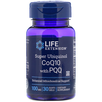 Life Extension Super Ubiquinol CoQ10 with PQQ 100 мг 30 гелевых капсул