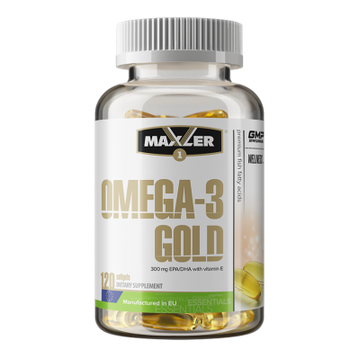 Maxler Omega-3 Gold 120 гелевых капсул