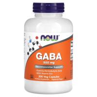 NOW GABA 500 мг 200 вегетарианских капсул